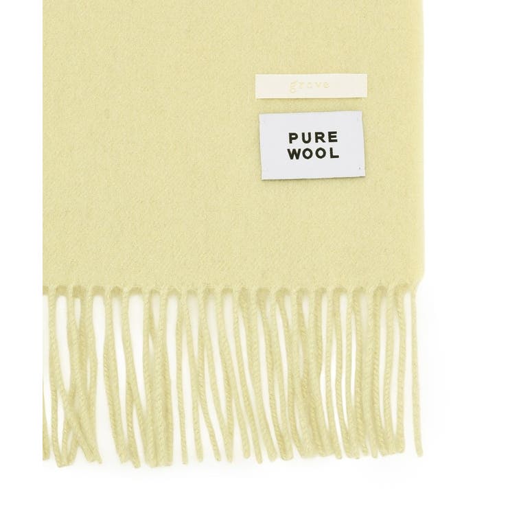 洗えるウール混ラメマフラー | grove | 詳細画像2 