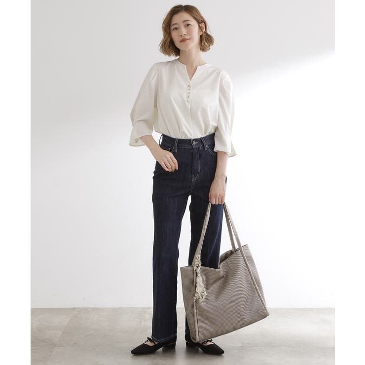 【A4】プリーツスカーフ付トート | grove | 詳細画像2 