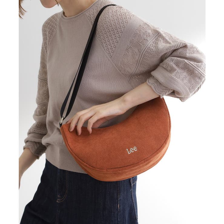 オレンジ(069) | 【Lee別注】コーデュロイムーンショルダー | grove