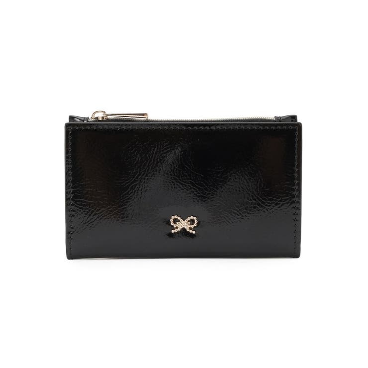 ブラック(019) | エナメルリボンカードケース | grove