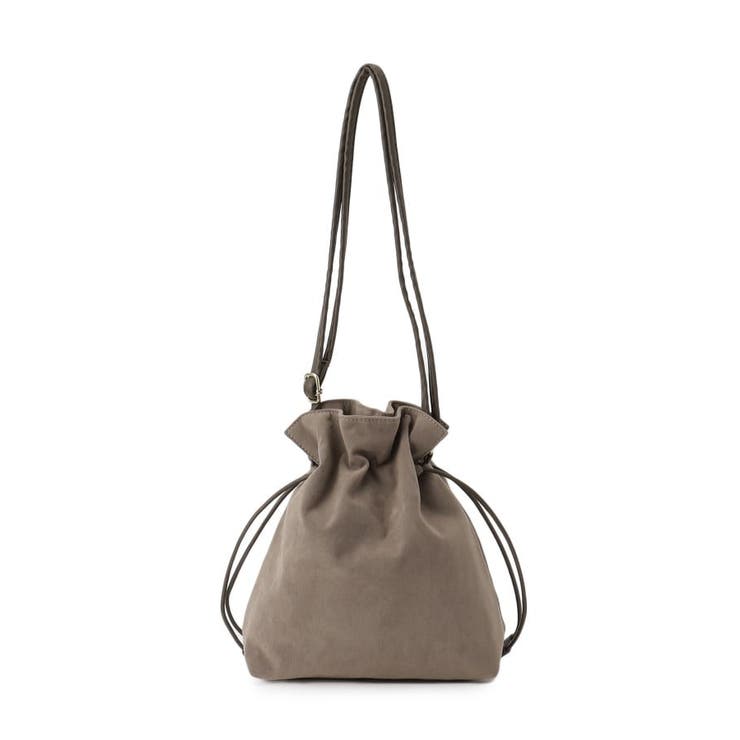 スタッズスエード調巾着ショルダー | grove | 詳細画像14 