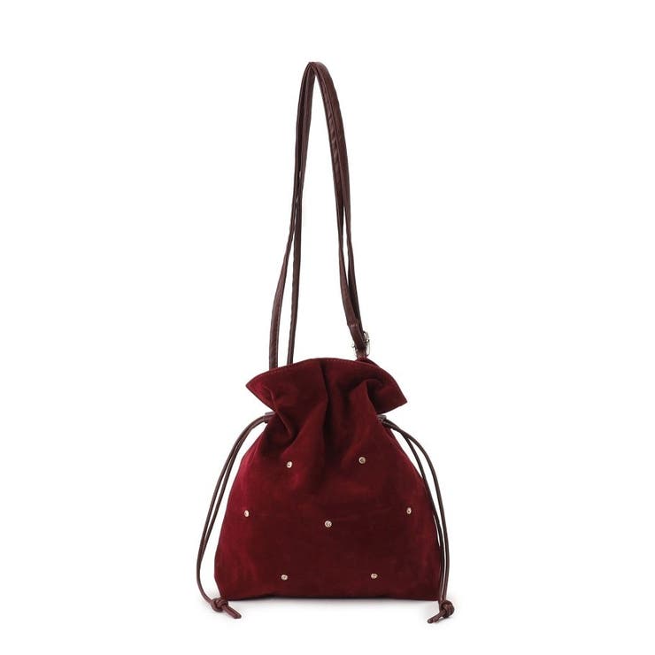 スタッズスエード調巾着ショルダー | grove | 詳細画像11 