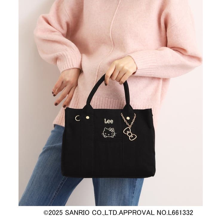 ハローキティ】Lee別注ポケット刺繍スクエアトート[品番：WRDW0223988