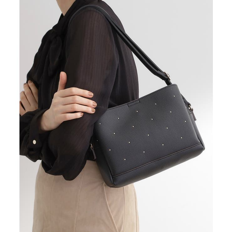 ブラック(019) | ドットスタッズ3層ショルダー | grove