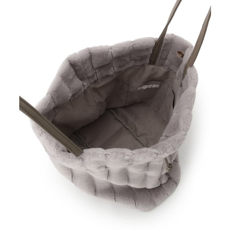 ストライプエコファー巾着トート | grove | 詳細画像15 