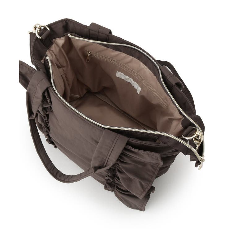 【撥水】縦フリル2WAYトート | grove | 詳細画像15 