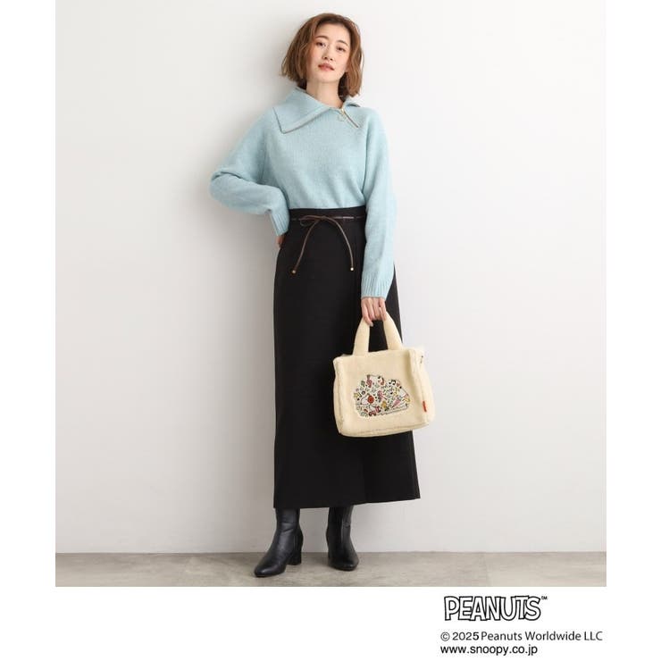 【PEANUTS】ボアスクエア2WAYトート | grove | 詳細画像3 