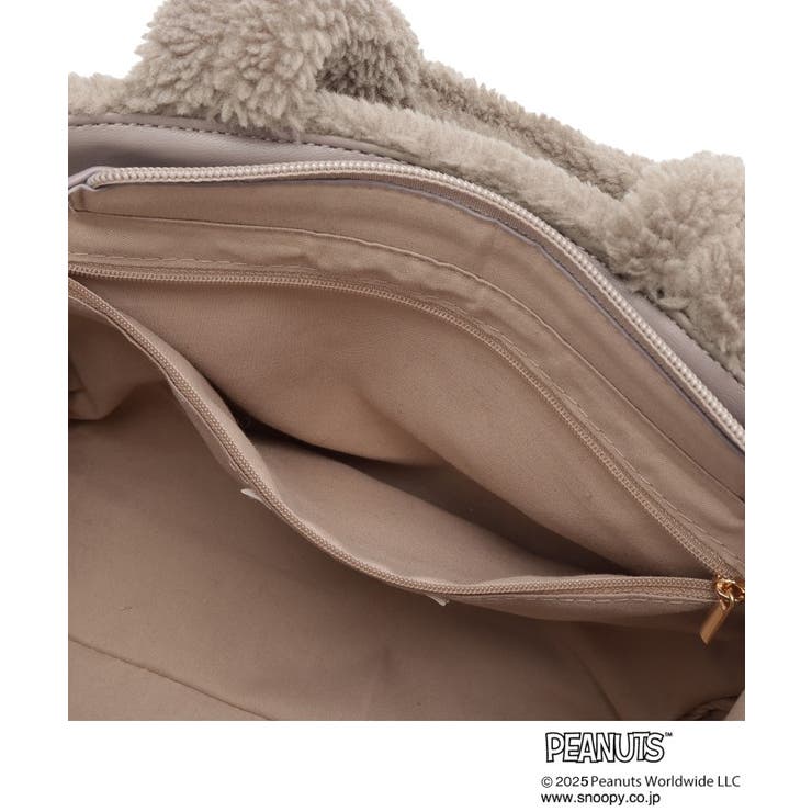 【PEANUTS】ボアスクエア2WAYトート | grove | 詳細画像25 