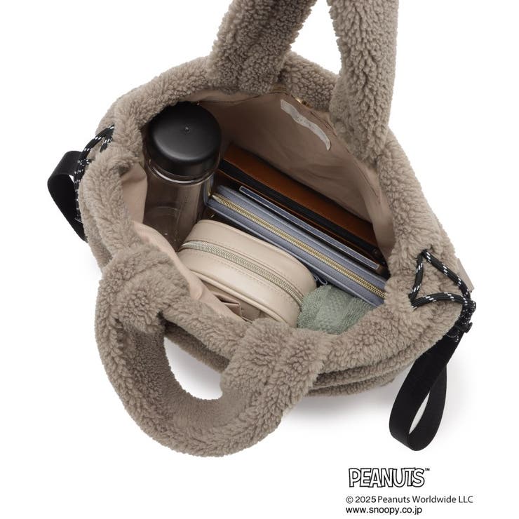 【PEANUTS】ボア巾着トート | grove | 詳細画像24 