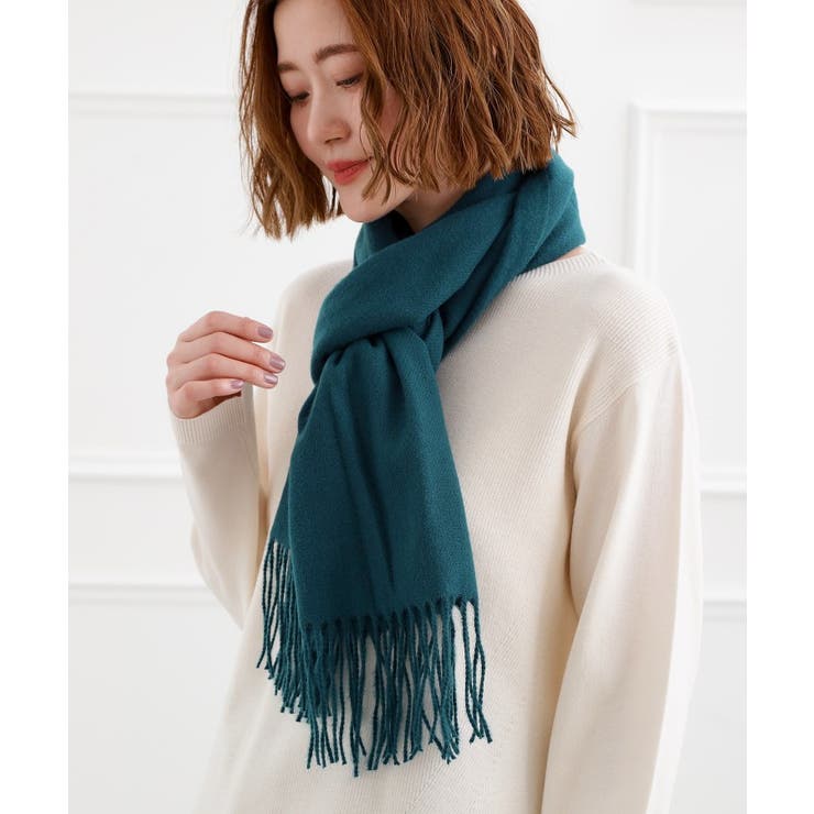 カシミヤタッチ無地マフラー | grove | 詳細画像4 