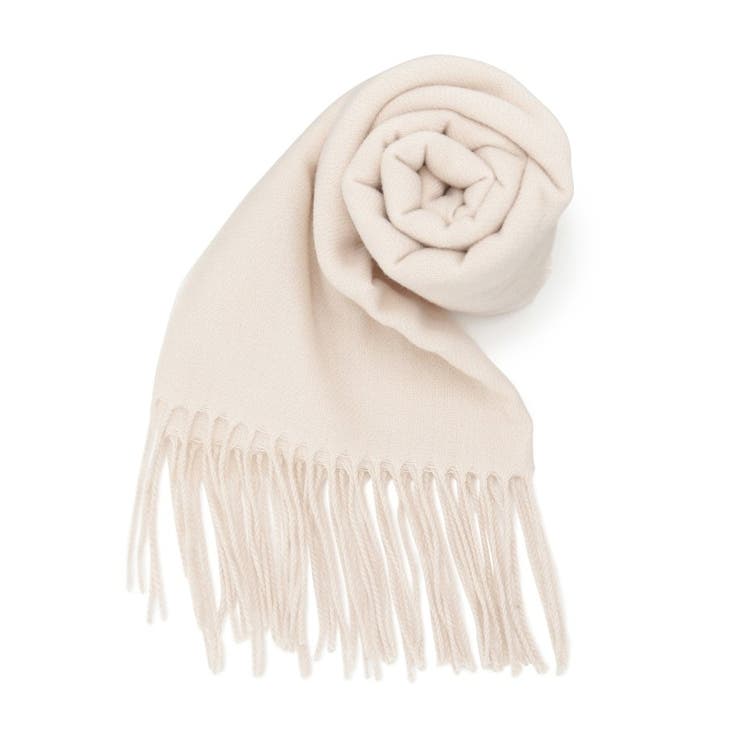 ライトベージュ(051) | カシミヤタッチ無地マフラー | grove