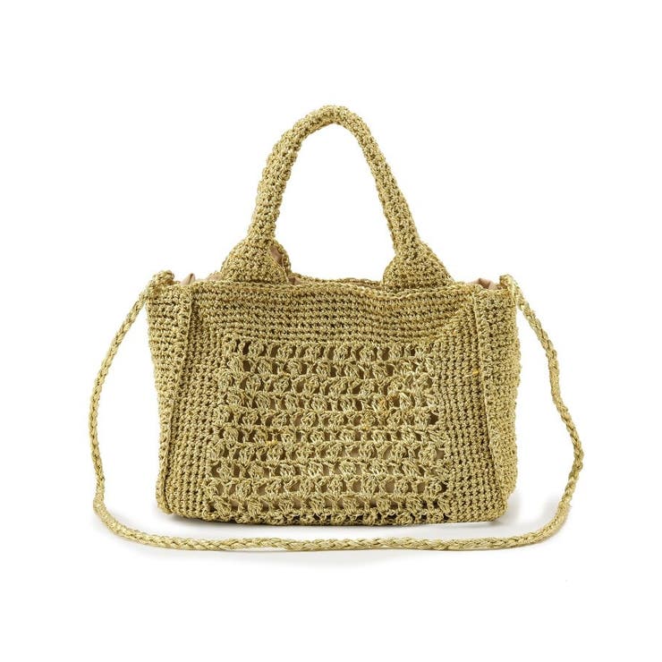 【雑誌掲載】ラメコードスクエア2WAYトート | grove | 詳細画像8 