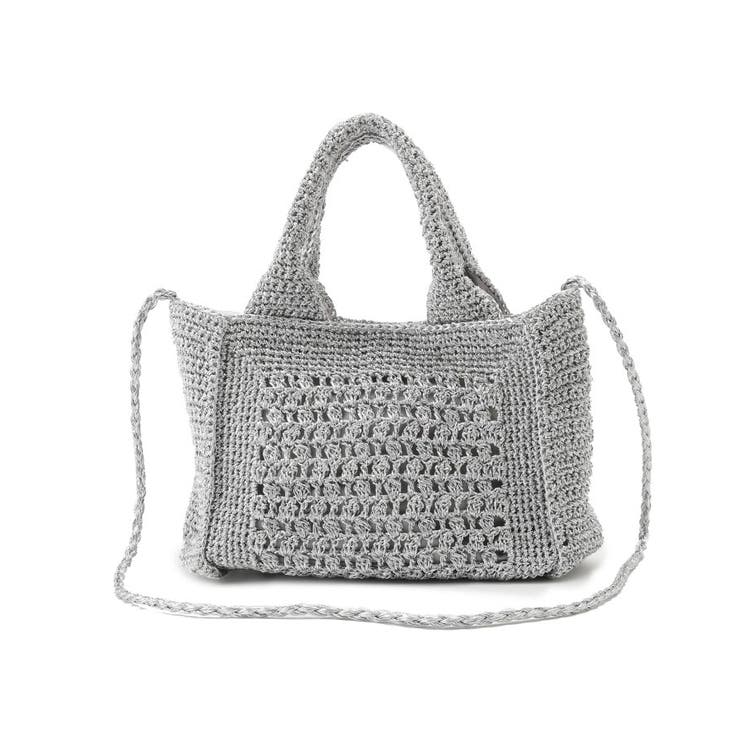 【雑誌掲載】ラメコードスクエア2WAYトート | grove | 詳細画像9 