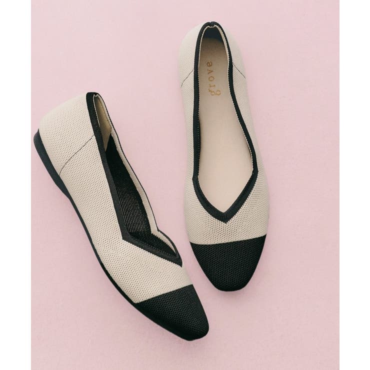 【人間工学】洗えるニットパンプス | grove | 詳細画像1 