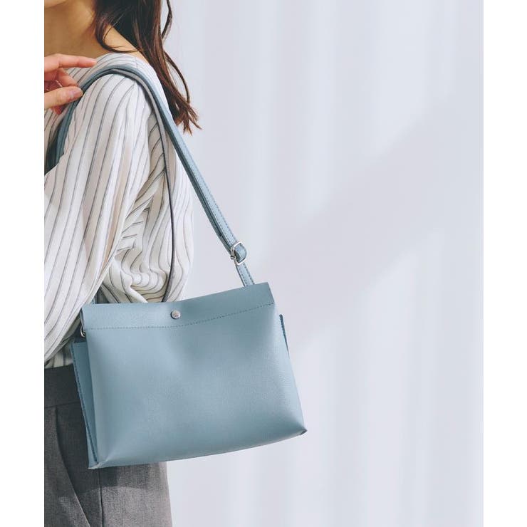 ブルー(091) | 【人間工学・軽量】シンプル3層タッセルショルダー | grove