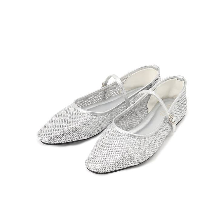 メッシュメリージェーンフラットパンプス | grove | 詳細画像1 