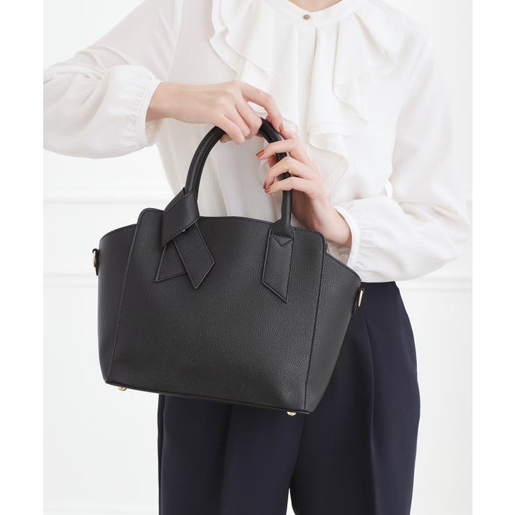 ブラック(019) | 【人間工学】ノットハンドル2WAYトート | grove