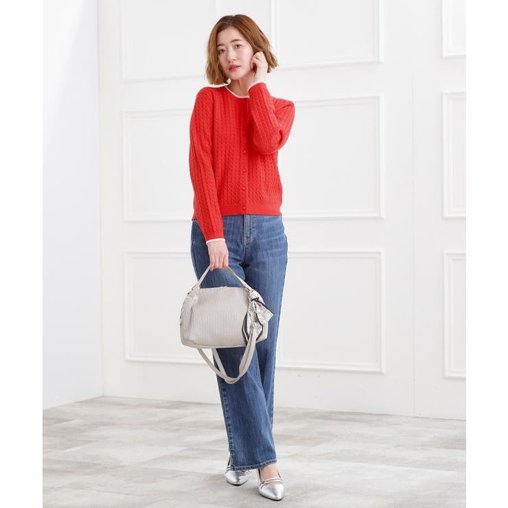 プリーツチェーンスカーフショルダー | grove | 詳細画像2 