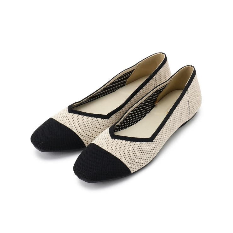 バイカラー(552) | 【人間工学】洗えるニットパンプス | grove