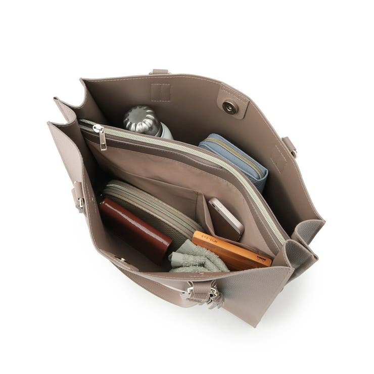 【人間工学】ダブルタッセル中仕切りトート | grove | 詳細画像21 