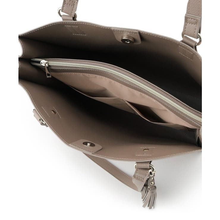 【人間工学】ダブルタッセル中仕切りトート | grove | 詳細画像22 