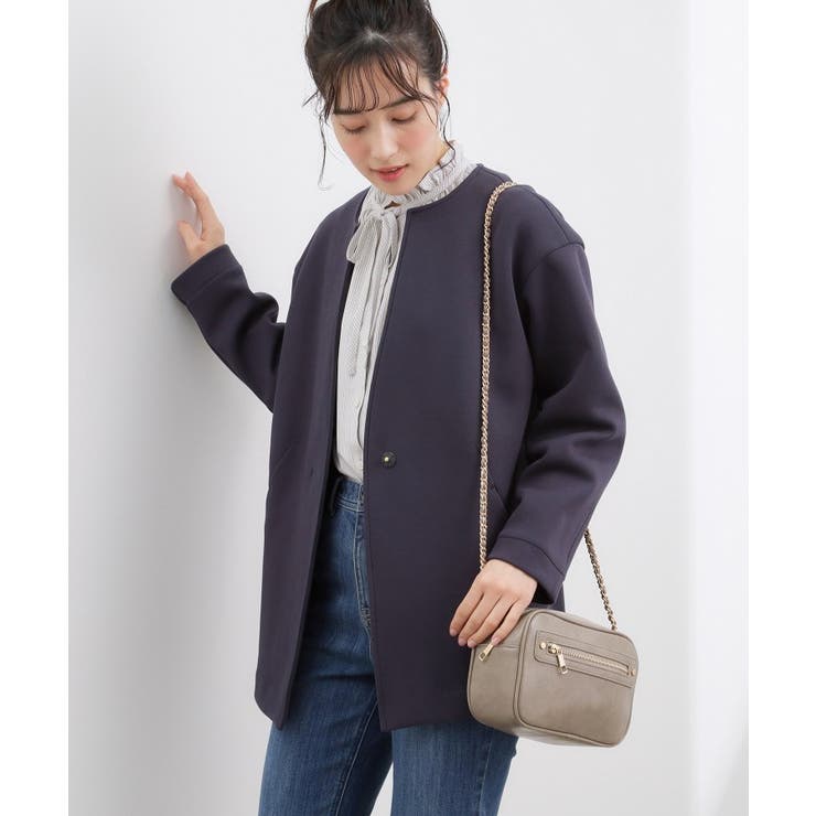 スクエアZipポケチェーンショルダー | grove | 詳細画像2 