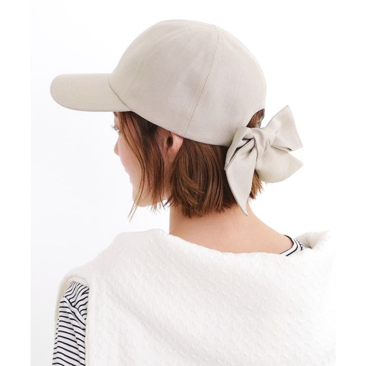 リボンキャップ【UVカット・サイズ調整可能】 | grove | 詳細画像7 