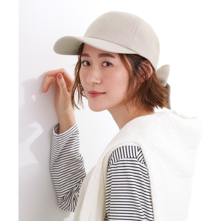 リボンキャップ【UVカット・サイズ調整可能】 | grove | 詳細画像9 