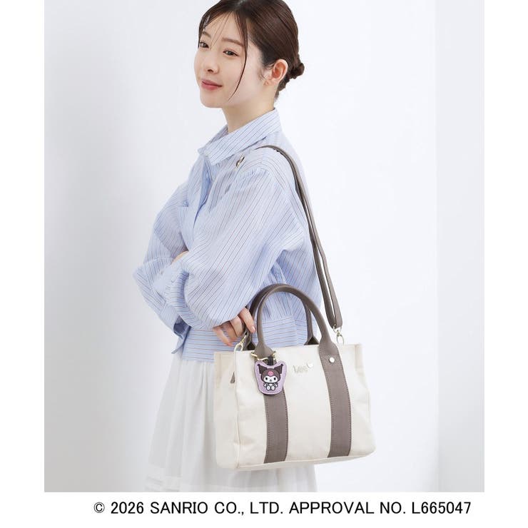 チャコールグレー(013) | 【マイメロディ＆クロミ】Lee別注チャーム付きトート | grove