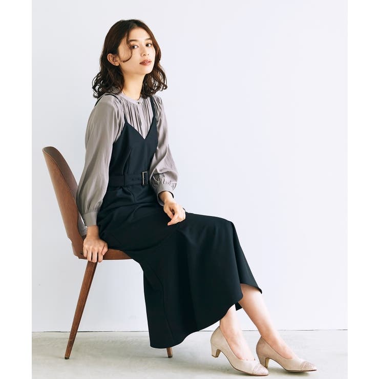 【ふわっと心地よい足入れ】やわここち（R）Vカットパンプス（日本製） | grove | 詳細画像1 