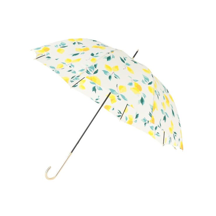 オフホワイト(003) | レモン柄アンブレラ【雨晴兼用・長傘】 | grove