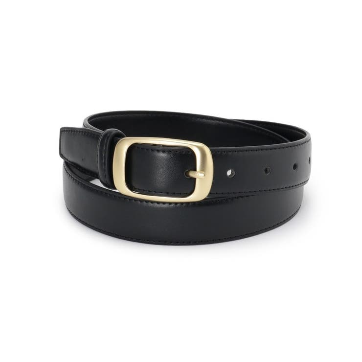 ブラック(019) | メタルバックル中太ベルト | grove