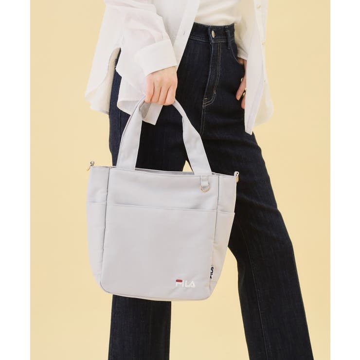 グレー(012) | 【FILA別注】撥水2WAYトート | grove