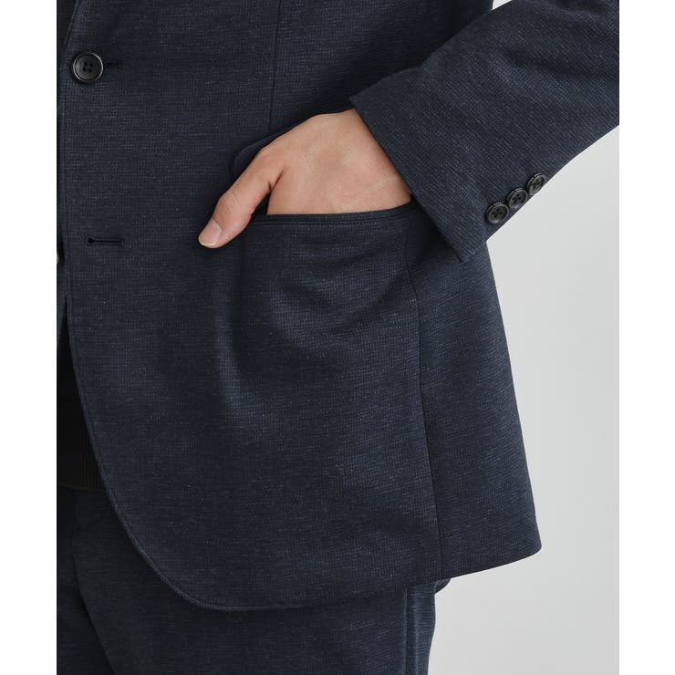 【None Of Stress】アクティブジャージ 千鳥 ジャケット | TAKEO KIKUCHI | 詳細画像8 