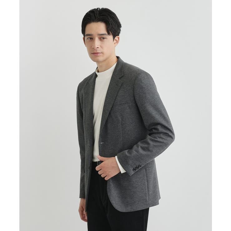 【None Of Stress】アクティブジャージ 千鳥 ジャケット | TAKEO KIKUCHI | 詳細画像16 