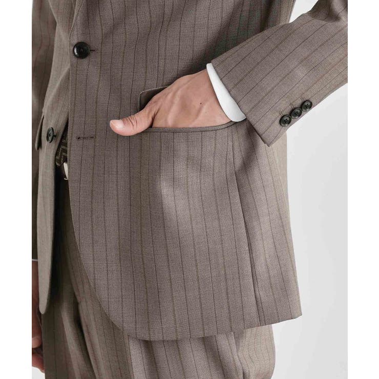 シャークスキン ストライプ スーツ | TAKEO KIKUCHI | 詳細画像8 