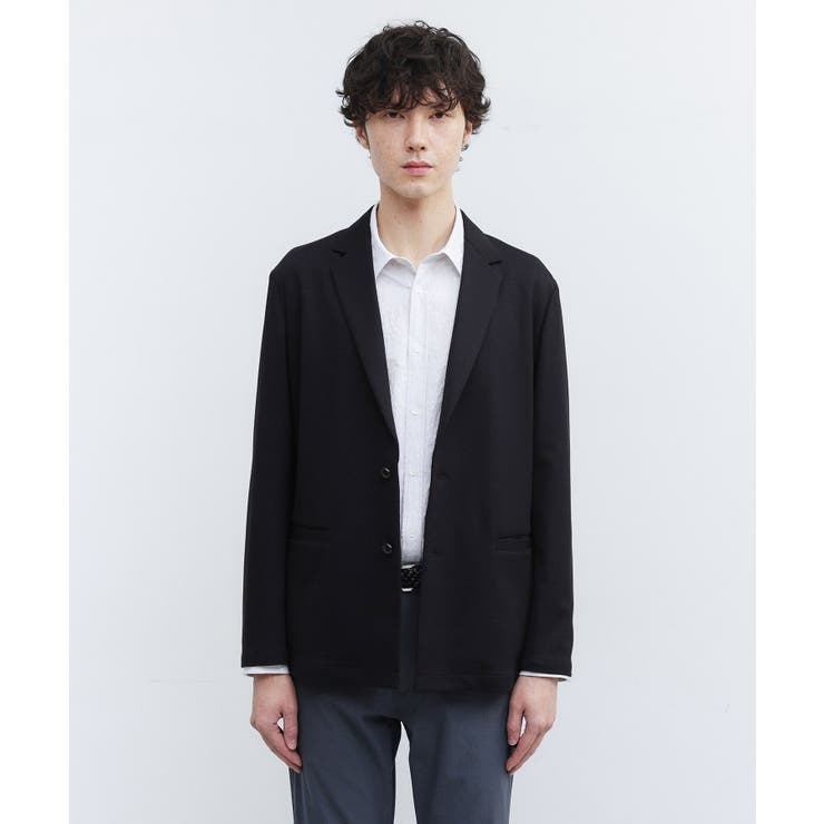 ブラック(019) | 【JUST ONE LAYER】ダウンファブリック テーラード ジャケット | TAKEO KIKUCHI