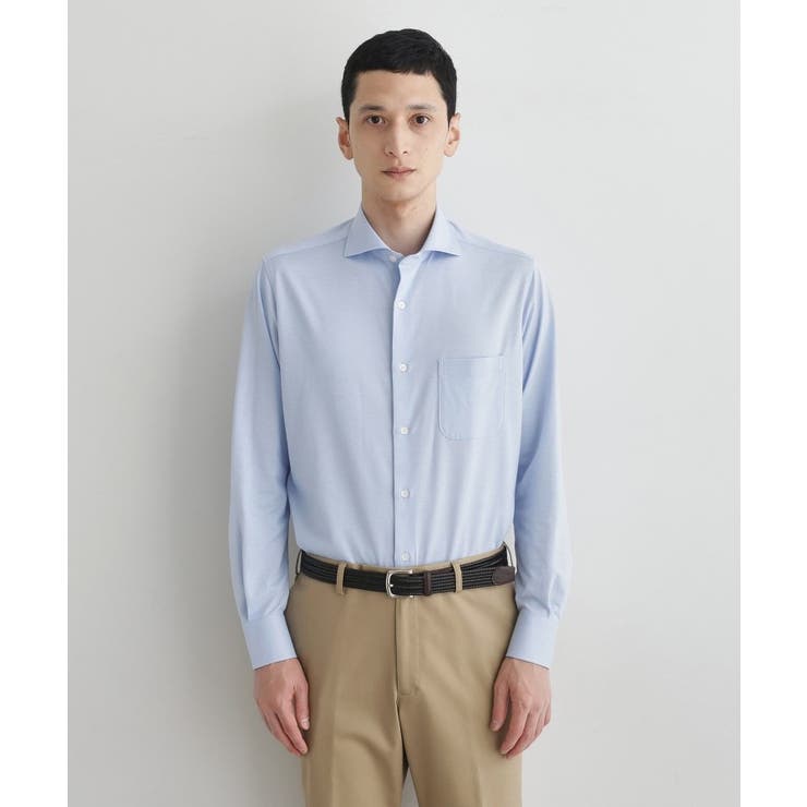 ブルー(091) | クールマックス コンパクトジャージ シャツ | TAKEO KIKUCHI