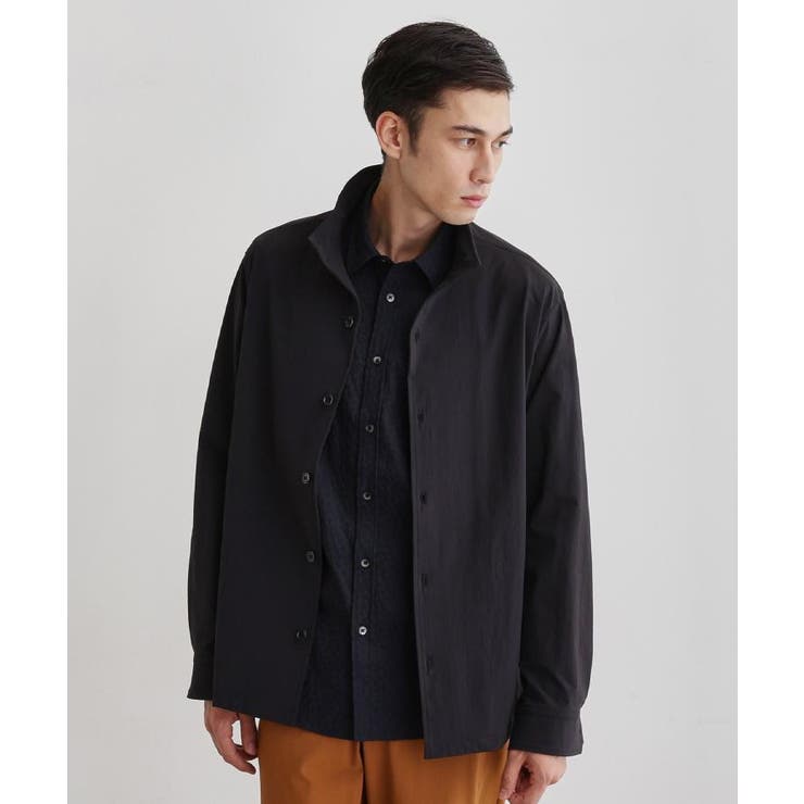 【3D ナイロン ストレッチ】スタンドカラー シャツブルゾン | TAKEO KIKUCHI | 詳細画像19 