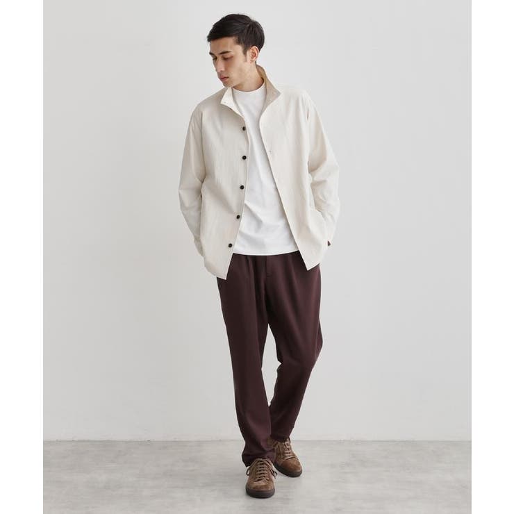 【3D ナイロン ストレッチ】スタンドカラー シャツブルゾン | TAKEO KIKUCHI | 詳細画像16 