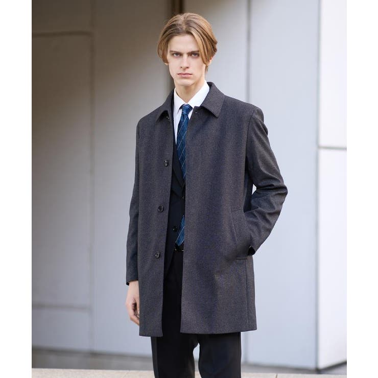 【ダウンライナー付き】メランジ ステンカラー コート | TAKEO KIKUCHI | 詳細画像3 