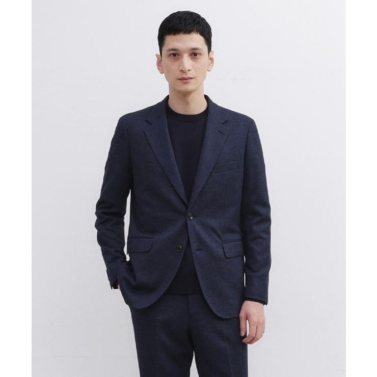 ブルー(093) | 【Sサイズ～】尾州織 ピンヘッドムリネ ジャケット | TAKEO KIKUCHI