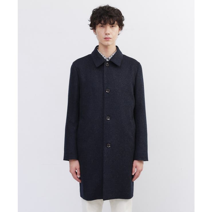 カシミヤブレンド ビーバー調ステンカラーコート | TAKEO KIKUCHI | 詳細画像7 