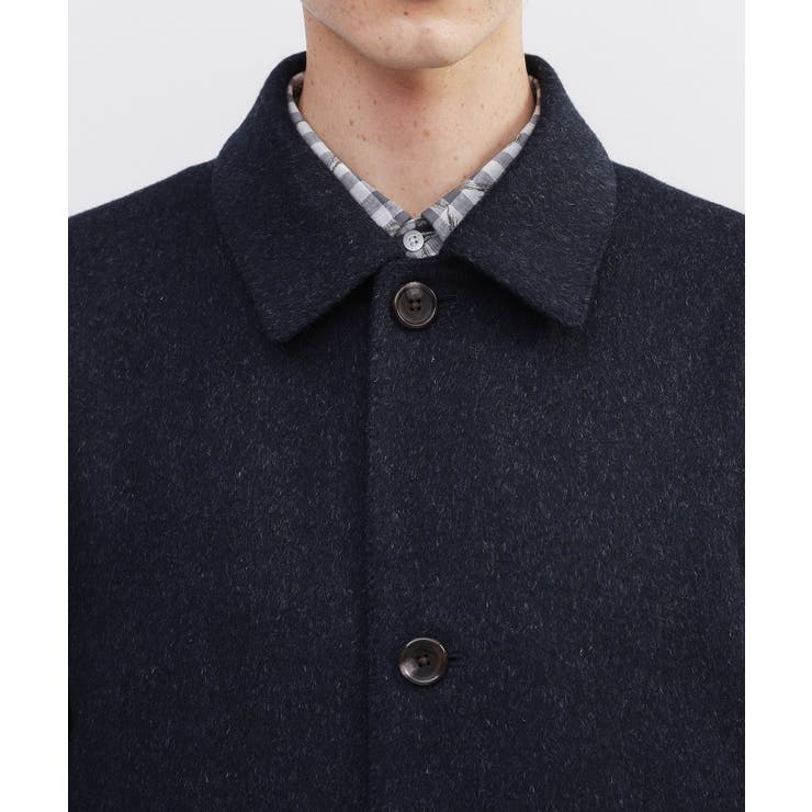 カシミヤブレンド ビーバー調ステンカラーコート | TAKEO KIKUCHI | 詳細画像10 