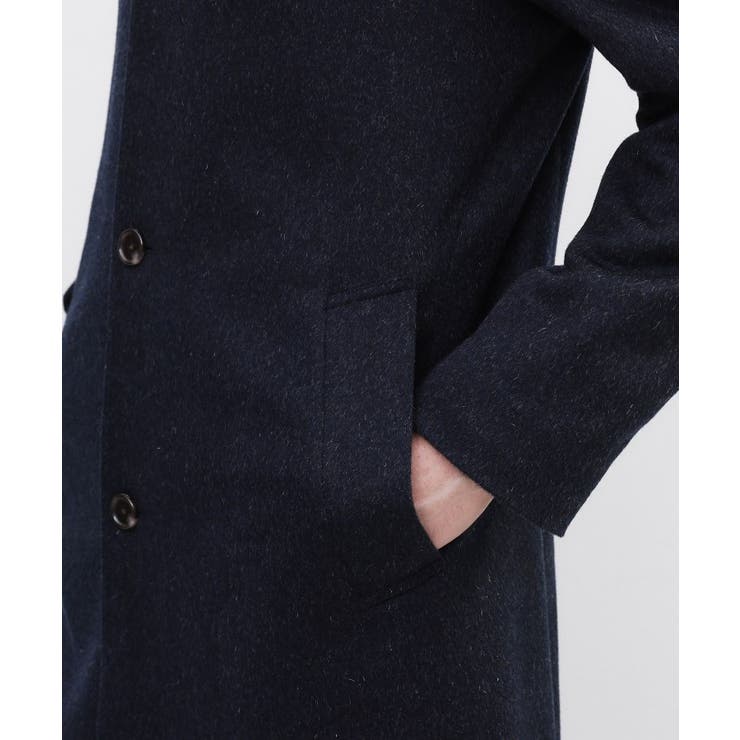 カシミヤブレンド ビーバー調ステンカラーコート | TAKEO KIKUCHI | 詳細画像12 