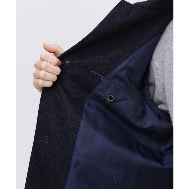 カシミヤブレンド ビーバー調ステンカラーコート | TAKEO KIKUCHI | 詳細画像15 