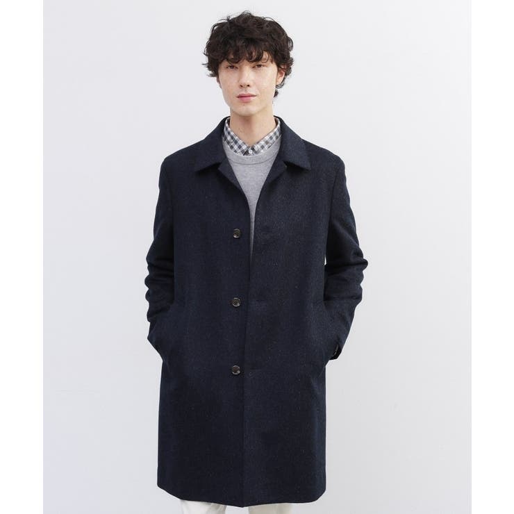 カシミヤブレンド ビーバー調ステンカラーコート | TAKEO KIKUCHI | 詳細画像29 