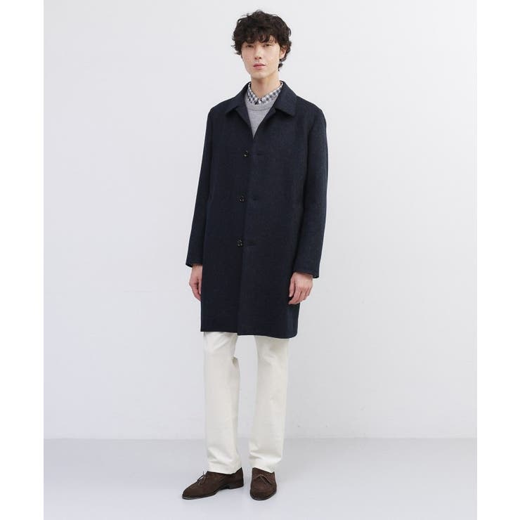 カシミヤブレンド ビーバー調ステンカラーコート | TAKEO KIKUCHI | 詳細画像30 