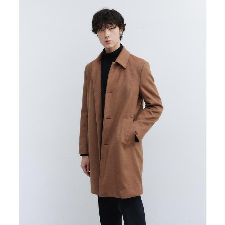 カシミヤブレンド ビーバー調ステンカラーコート | TAKEO KIKUCHI | 詳細画像34 