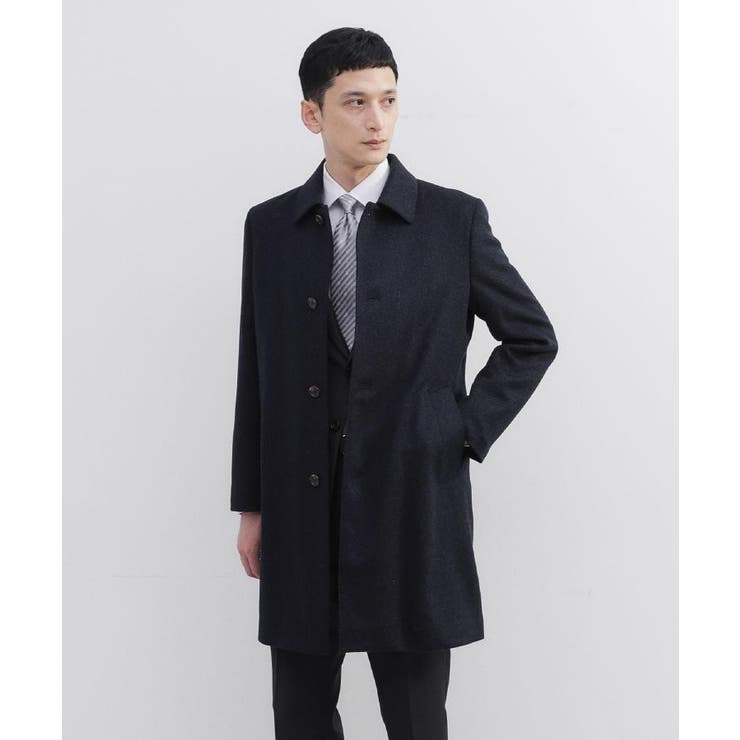 カシミヤブレンド ビーバー調ステンカラーコート | TAKEO KIKUCHI | 詳細画像39 